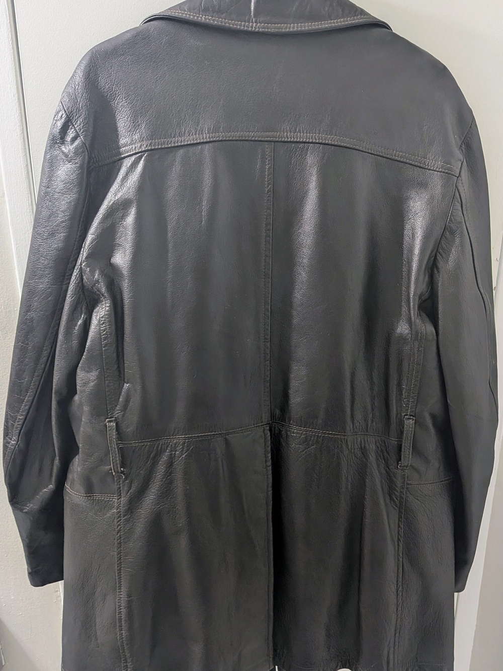Kidskin Craft Leather Jacket Men’s Size 44 Soft Leather Vintage Style - Picture 2 of 7